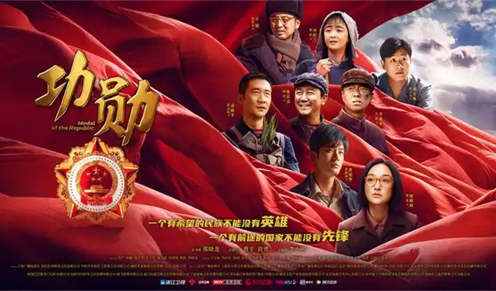 影视条目字段横幅,展示上映年份与评分来源标注方式